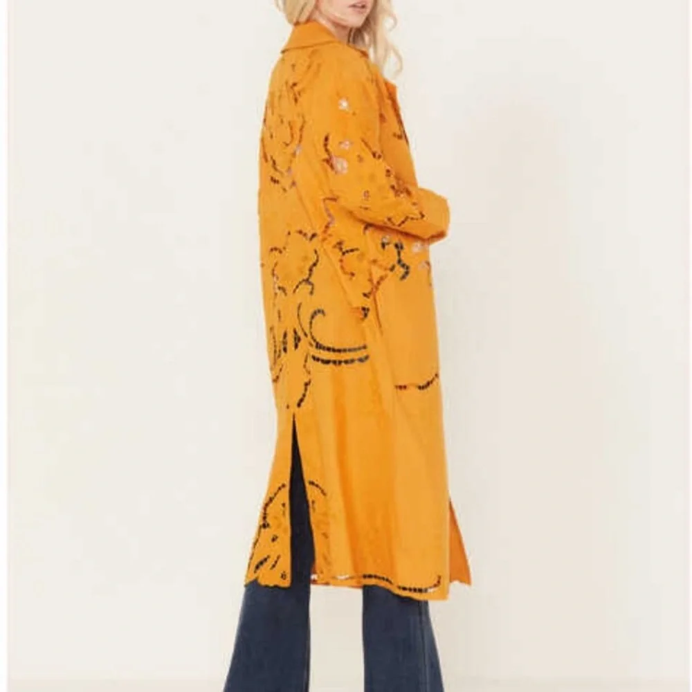 Free People embroidered trench - Picture 5 of 17